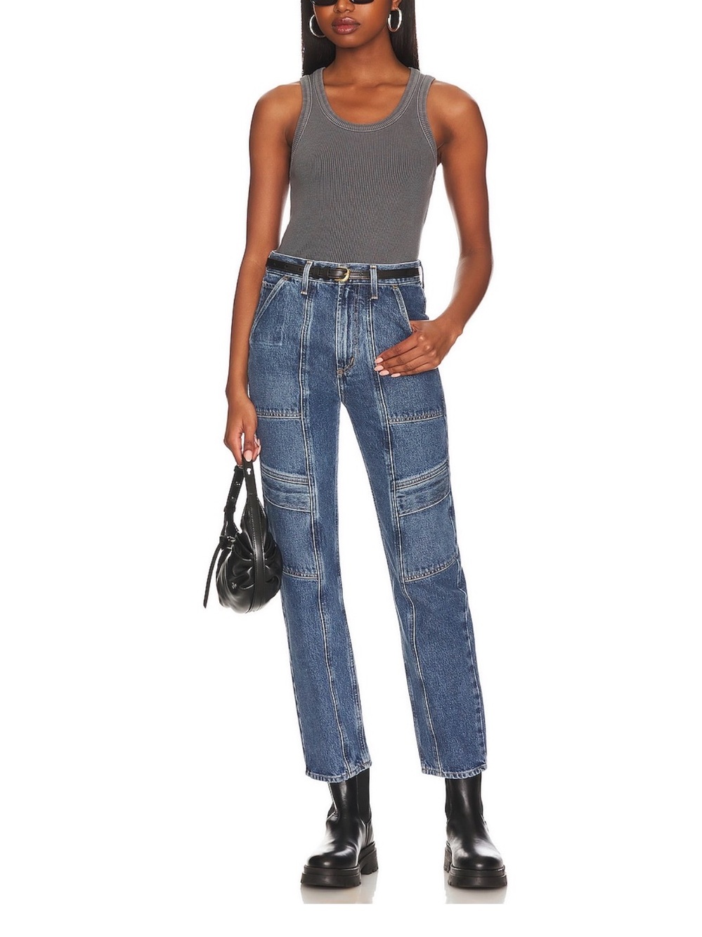 Agolde Cooper Cargo Jeans in Regulation